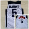 National Team Basketball Shirt 2012 Team USA Jersey 5 Kevin Durant 12 James Harden 7 Russell Westbrook Chris Paul 13 Deron Williams Carmelo Anthony American