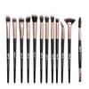 Nowe 12 Sztuk / partia Makijaż Pędzle Zestaw Szczotki Kosmetyczne Cień Eye Eyelh Eyeliner Pędzle Portable Eye Brush Set