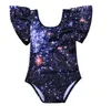 Costumi da bagno per bambini Mermaid Girls Bikini Ins One-Pieces Swim Pagliaccetti Costumi da bagno 3D Star Costumi da bagno con stampa animalier Summer Casual Beachwear C5567