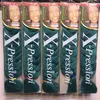 Cały Xpression Plejanie Włosy 82 cale 165G Syntetyczne Kanekalon Hair Warkocze Warkocze Pojedyncze Kolor Premium Ultra Jumbo Braid HA1271361