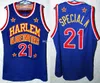 Harlem Globetrotter Kevin Special K Daley #21 Retro Basketball Jersey Mens Mens Tritched Name Name Jerseys