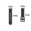 S 20 mm Armband für Samsung Galaxy Watch Active 2Gear Sport Classic Smartwatch Man Business Strap für Huawei Watch 2 Amazfit Bip7017807