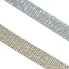 Mode Luxus zehnreihe helles Full -Strass -Eingelegtes Frauengürtel weibliche Braut Braut Braut Braut Braut Braut Crystal Diamond Taillenkette Gürtel 2019 Y1 267f