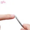 BNG 10 pièces dissolvant de cuticules en argent double extrémité poussoir à cuticules manucure outil de soin des ongles en acier inoxydable nagelriem pusher1543234