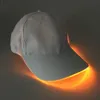 Bal caps mode unisex effen kleur led lichtgevende honkbal hoed kerstfeest piek pet verkopen