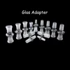 13 Kind Styles Glassadapter Male Female Foges 10mm-14mm, 14mm-12mm, 18mm-12mm Glass Adapter Converter för glasbongs vattenledningar