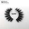 Grossistförsäljning 1 låda 7 par 3D Mink Fransar Naturliga Långa Cilios Mink Lösögonfransar Volym Fake Lash Makeup Fransförlängning Ögonfransar Maquiagem