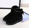 DORP SHIPPING New Women Snow Boots Style Waterproof Cow Suede Leather Winter Lady Outdoor Boots Brand Ivg Size US3-13