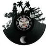 OEM 1PCS Customizable 12 inches Black Vinyl Record Wall Classroom Home Decor Wall Art Clock Gift