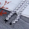 Мода - хип-хоп CZ CZ Cubic Zirconia теннисный браслет цепь 8 10 мм со льдом из полных алмазных запястья для мужчин хип-хоп рэпер ювелирные украшения подарки