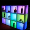 Arrivial LED-möbler Vattentät LED-displayfodral 40cmx40cmx40cm Färgglada ändrade laddningsbara skåpfält KTV Disco Party Decorations