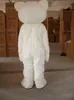 Costume da mascotte orso di peluche personalizzato professionale con occhi piccoli, cartone animato, orso polare bianco, vestiti di carattere, Natale, Halloween, festa in maschera