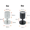 5 W Mini Diod Downlights Mocowanie ścienne światło reflektorowe Światła akcentu Kąt Regulabowane Światło sufitowe dla ściany tła 40000K Światło szafki