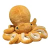 Große Simulation Tier Octopus Plüschtier Cartoon Octopus Tintenfisch Puppe Kissen für Kinder Mädchen Geschenke Dekoration 35 Zoll 90 cm DY50849