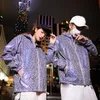 Chaquetas para hombres 3xl camuflaje reflectante chaqueta luz sudaderas con capucha de luz Hip hop Winesebreaker Streetwear con capucha Abrigos Hombre