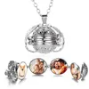 kvinnor silver locket halsband