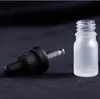 Очистить матовое стекло Жидкий реагент для пипеток Бутылки пипеткой Ароматерапия Эфирные масла Парфюмерные бутылки с Противоугонные Caps 5 мл-100 мл