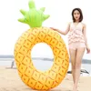180 cm gigantische opblaasbare ananas matras drijft opblaasbare zwemmen ring watersporten drijft buis matras strand pvcssat ring
