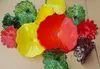 Ny stil 100% munblåst glas LED -glödlampor Vägglampor Murano Glass Design Art Flower Wall Sconces