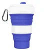 Os mais recentes 19oz drinkware criativo comida de segurança de grau de segurança de silicone dobrável copo de café, muito peso leve, muitos estilos para escolher