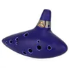 全楽器の伝説のゼルダセラミック12ホールocarina flute高品質