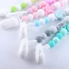 Ins Ny Silicone Baby Pacifier Chain Spädbarn Baby Gracious Pacifier Holder Baby Tand Nyfödda Pacifier Kedjor Chew Leksaker