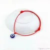 100pcs Evil Eye Bracelets Adjustable Red Waxes rope Charm Bracelets