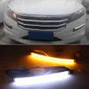 1 Set DRL Tagfahrlicht Nebelscheinwerferabdeckung Daylight mit gelbem Signal für Honda Crosstour 2010 2011 2012 20136854773