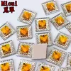 Micui 200pcs 10mm Double Color Square Resin Rhinestone Crystal Stone Beads Flatback para Diy Wedding Decoration ZZ753317Z