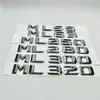 Auto Sticker For Mercedes Benz W166 W164 ML55 ML63 ML250 ML280 ML300 ML320 ML350 Rear Tail Logo Letters Decal Badge Emblem298s