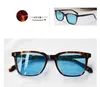 Brillengestelle IronMan OV5301S blau getönt 2022 Neue Modedesign-Sonnenbrille UV400-Sonnenbrille quadratisch leichte reine Planke Komplettpaket