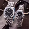 Mannen Vrouwen Horloges Liefhebbers Koppels Stijl Klassieke Automatische Beweging Mechanische Mode Heren Womens Horloge Horloges Horloge
