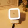 LED Night Light Mini Light Sensor Control 110V 220V US Plug Nightlight Lamp For Children Kids Living Room Bedroom Lighting