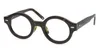Brand Designer Men Optical Glasses Eyeglass Frame Women Round Glasses Thick Spectacle Fames Pure Titanium Nose Pad Myopia Eyewear with Case
