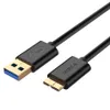 마이크로 B 케이블 데이터 전송 케이블 USB3.0 (5Gbps의) 빠른 충전기 케이블의 경우 하드 드라이브 갤럭시 노트 3 슈퍼 스피드 USB 3.0