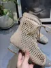 Hot Sale-sale casual designer sneaker Shining Mesh ankle Boots slippers sandals flat pumps