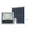 Edison2011 Update Version 60W Solar Flood Light Outdoor Garden Security Lamps Floodlight Waterproof with Remote Battery Indicator