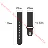 Cinturino in silicone 18mm 22mm 20mm per Samsung Galaxy 46mm Active 2 S3 per Amazfit GTR Huawei GT Garmin Vivoactive 3 fasce Xiaomi Watch8941939