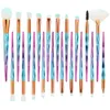 20 stcs vrouwen make -up borstels set multolor poeder foundation borstel oogschaduw eyeliner lip make -up borstels pincel maquiaGem2623672