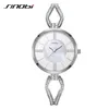 SINOBI marque de luxe femmes montres diamant Bracelet montre femmes élégantes dames filles Quartz montre-Bracelet femme robe montres cadeau