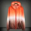 울트라 얇은 여름 Sunsn 코트 재킷 유니즌 윈드 브레이커 방수 얇은 후드 지퍼 퀵 건조 펄스 크기 안티 -UV 재킷 4730511