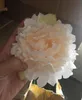 Nuevas flores artificiales peonía de seda cabezas de flores fiesta decoración de la boda suministros simulación cabeza de flor falsa decoraciones para el hogar 12 cm
