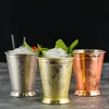 350 ml Mint Julep Tasse En Acier Inoxydable Cocktail Tasse Boissons Mixtes Tasse Martini Mojito Boisson Bar Parti Bière Or Tasses ZA3444