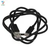 100pcs / lot 1 m Haute qualité rond Type-C USB C Micro USB Câble Android Câble de charge rapide de charge pour Samsung