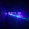 Sharelife 6 Olhos RGB Cor Completo DMX Gobos Mix Laser Scanning Light Light Light Gig Party DJ Stage Iluminação Som Auto B-X6