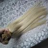 16 "18" 20 "24" Remy U Wskazówka Ludzkie Włosy Przedłużanie Maszyna Remy Pre Bonded Hair Extension 1 g / s Remy Proste kapsułki Keratyn Fusion Hair