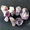 DHX SW natural raw amethyst quartz crystal gemstone mineral specimen reiki healing crystal stone remove negative energy9784432