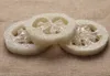 Naturlig loofah luffa loofa skivor handgjorda diy loofah tvål verktyg cluncher svamp scrubber ansikts tvålhållare köksredskap 7cm hh7-1960