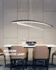 WOW NYA DIMMABLE MODERN LED-ljuskronor för matsal Bedroom Studie Rummen Ljus 110V 220V Lampadario med kontroll