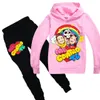 Kinder Trainingsanzug Jungen Casual Kleidung Set Kostüm Me Contro Te Sport Anzug für Mädchen Teen Langarm Sweatshirt Hoodies + Hose